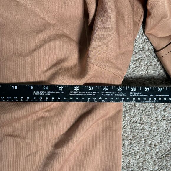 Crème De Silk Button‎ Shirt Mens 3XL Brown Long Sleeve Vintage Rayon Blend - Picture 6 of 10